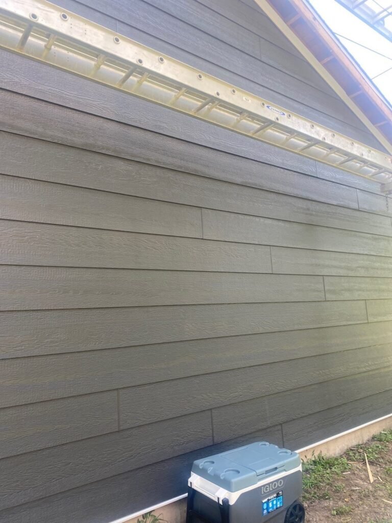 New siding, fascia and soffit installation